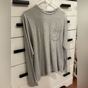 Heather Gray Long Sleeve Vineyard Vines Tee